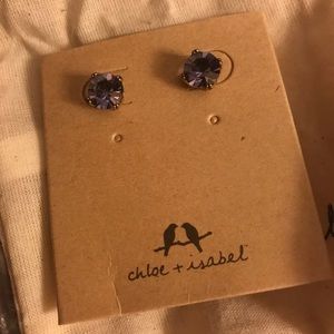 Chloe + Isabel Amethyst Earrings NEW